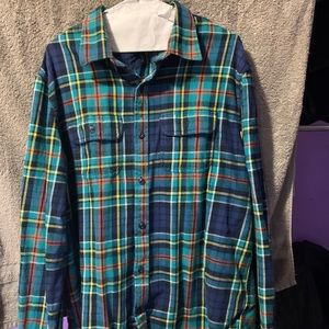 Old Navy Blue/purple Flannel